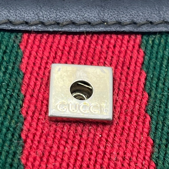 Vintage Gucci Wallet Re-painted Fabric Body - Picture 7 of 10